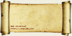 Katarina Bzeničanin vizit kartica